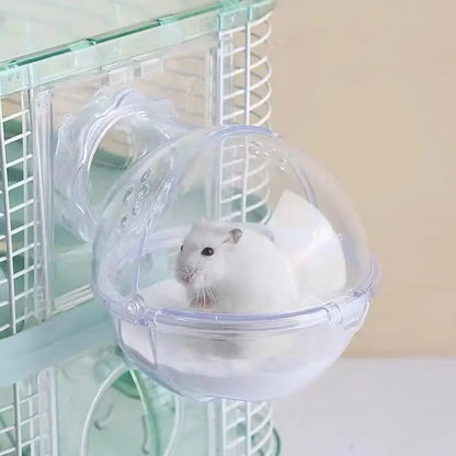 Hamster Removable Transparent Bathing Bowl