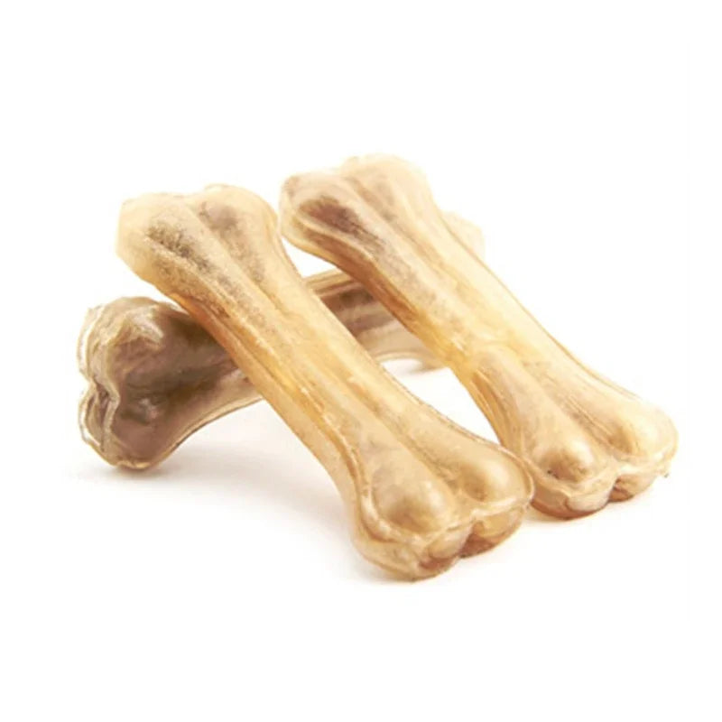 Durable Dog Chew Toys Cowhide Bones