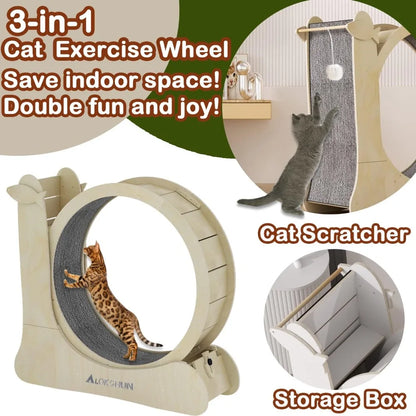 3 in 1 Cat Wheel Exerciser