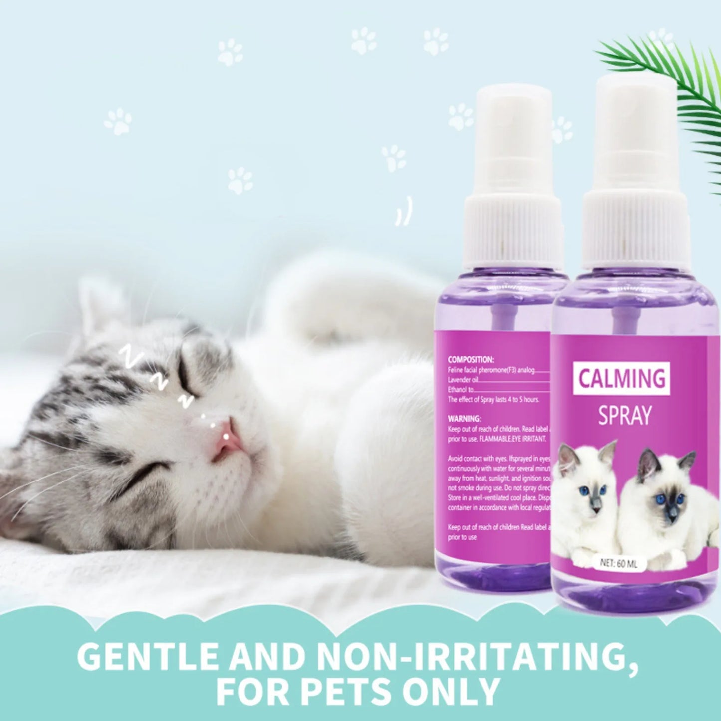 Phéromone Chat Spray Apaisant Émotionnel Chat 